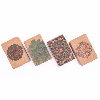 Buddha Gift Tibetan Mandala Mindful Yoga Cork Block