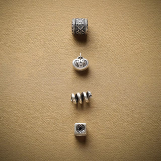 Buddha Gift Handmade Tibetan Om Mani Padme Hum Carved Auspicious Amulet Double Wrap Rope Bracelet