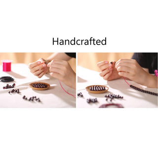 Buddha Gift Natural Hetian Jade Peace Buckle Pearl Luck Handcrafted Braided Bracelet