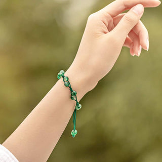 Buddha Gift Red Agate Moss Agate Cinnabar Calm Bracelet