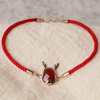 ❗❗❗A Flash Sale- Buddha Gift 925 Sterling Silver Year of the Dragon Natural Red Agate Dragon Attract Fortune Fu Character Strength Bracelet Necklace Pendant Earrings