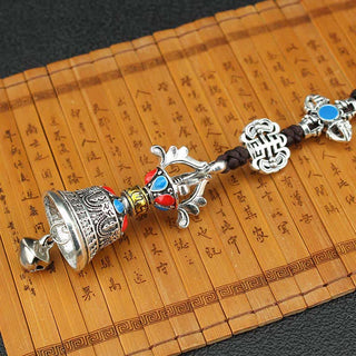 Buddha Gift Tibet Om Mani Padme Hum Vajra Dorje Spiritual Car Hanging Decoration