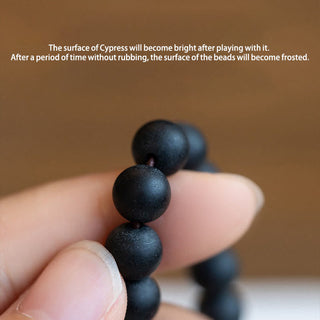 Buddha Gift Tibetan Double Layer Cypress Bodhi Lotus Healing Bracelet
