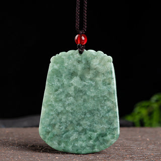 Buddha Gift Chinese Zodiac Dragon Jade Strength Necklace String Pendant