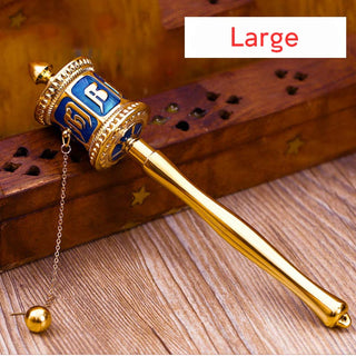 Buddha Gift Tibetan Prayer Wheel Six True Words Blessing Meditation Decoration