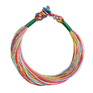 Buddha Gift Tibetan Handmade Five Colorful Thread Dragon Boat Festival Protection Adult Child String Bracelet