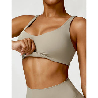 Buddha Gift Gym Sports Yoga Backless Bra Crop Tank Top Shorts