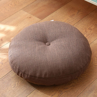 Buddha Gift Lotus Simple Pattern Linen Meditation Seat Cushion Home Living Room Decoration