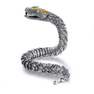 Buddha Gift Dragon Snake Handmade Amulet Protection Chain Bracelet