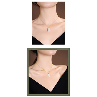 Buddha Gift 925 Sterling Silver Natural Hetian Jade Cyan Jade Luck Laughing Buddha Butterfly Necklace Pendant