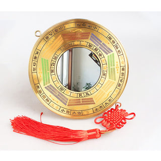 Buddha Gift Feng Shui Bagua Map Copper Coin Chinese Knotting Balance Energy Map