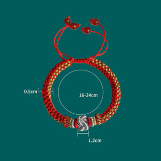 Buddha Gift Colorful Rope True Love Knot Luck Handmade Bracelet