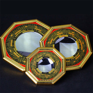 Buddha Gift Feng Shui Bagua Map Balance Harmony Living Room Energy Map Mirror