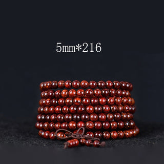 Tibetan Small Leaf Red Sandalwood Balance Bracelet (Extra 30% Off | USE CODE: FS30)