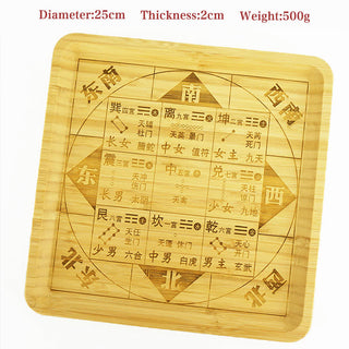 Buddha Gift Feng Shui Bamboo Bagua Map Harmony Energy Map