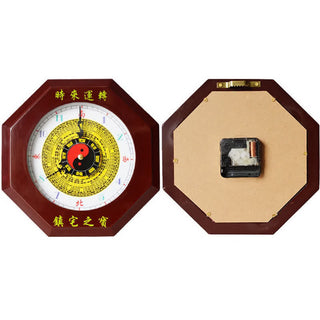 Buddha Gift Feng Shui Bagua Map Balance Energy Map Wall Clock