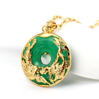 Buddha Gift Natural Jade Prosperity Necklace
