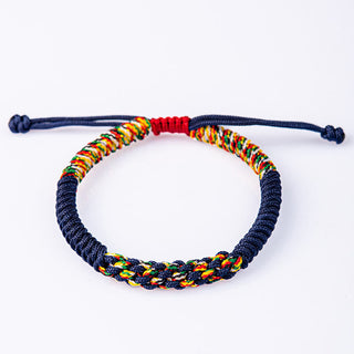 Buddha Gift Tibetan Handmade Colorful King Kong Knot Luck Braid String Bracelet