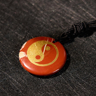 Buddha Gift Various Crystal Amethyst Tiger Eye Green Aventurine Yin Yang Spiritual Necklace Pendant