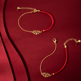 Buddha Gift Lock of Good Wishes Luck Strength Chain Bracelet