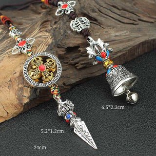 Buddha Gift Tibet Om Mani Padme Hum Vajra Dorje Spiritual Car Hanging Decoration