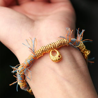 Buddha Gift Handmade Tibetan Lucky Fortune Multicolored Rope Braid Bracelet