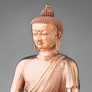 Buddha Gift Gautama Shakyamuni Buddha Figurine Serenity Copper Statue Home Decoration