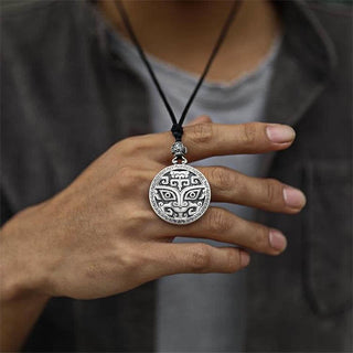 Buddha Gift Lucky FengShui Mythological Creature Taotie Wealth Necklace Pendant