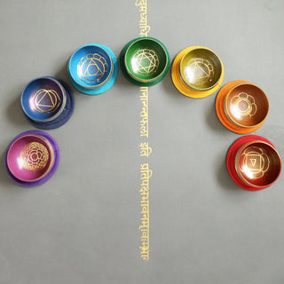 Buddha Gift Tibetan Sound Bowl Handcrafted for Chakra Healing and Mindfulness Meditation Singing Bowl Set