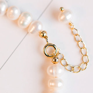 Buddha Gift 14K Gold Plated Natural Pearl Hetian Cyan Jade White Jade Sincerity Bead Chain Bracelet
