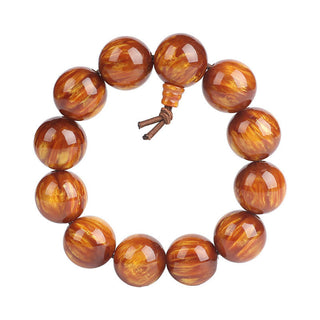 Buddha Gift Golden Sea Willow Success Positive Bracelet Mala