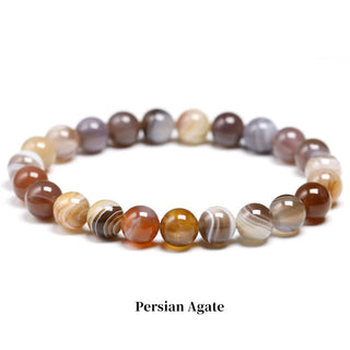 Buddha Gift Natural Stone Quartz Healing Beads Bracelet