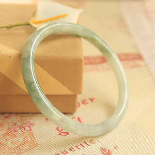 Buddha Gift Natural Jade Peace Healing Bangle Bracelet