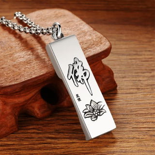 Buddha Gift Tathagata Buddha Strength Protection Amulet Lucky Pendant Necklace