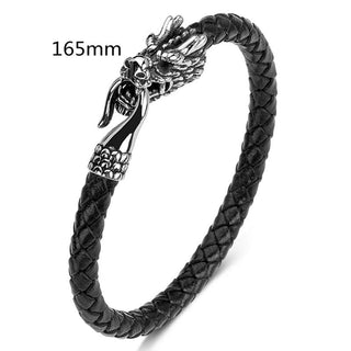 Buddha Gift Dragon Titanium Steel Protection Luck Bracelet