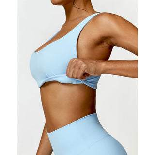 Buddha Gift Gym Sports Yoga Backless Bra Crop Tank Top Shorts