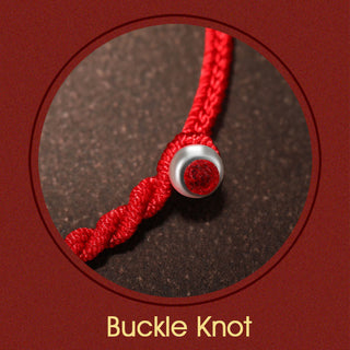 Buddha Gift 999 Gold Beads Luck King Kong Knot Handmade Braided Protection Bracelet