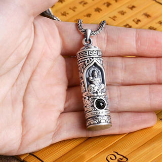 Buddha Gift Chinese Zodiac Natal Buddha Projection Prosperity Necklace Pendant