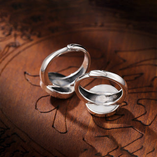 Buddha Gift Tibetan Om Mani Padme Hum Peace Rotatable Ring