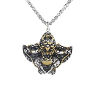 Buddha Gift Tibet Garuda Bird Copper Protection Necklace Pendant
