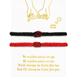 Buddha Gift 2Pcs Tibetan Luck Chinese Knot Protection String Bracelet