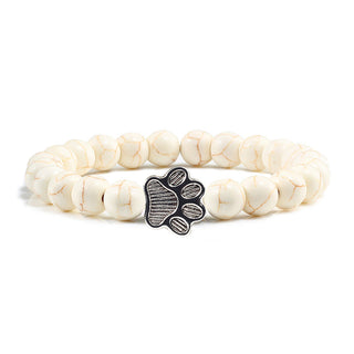 Buddha Gift “Save A Dog” Stone Bracelet