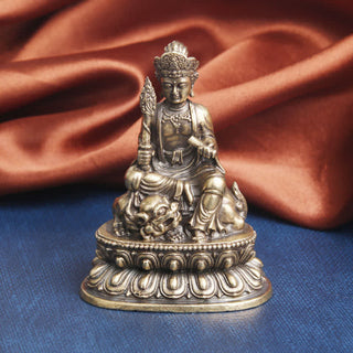 Buddha Gift Manjusri Bodhisattva Serenity Copper Statue Decoration