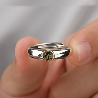 Buddha Gift Tibetan Om Mani Padme Hum Carved Chinese Zodiac Natal Buddha Peace Ring