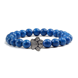 Buddha Gift “Save A Dog” Stone Bracelet