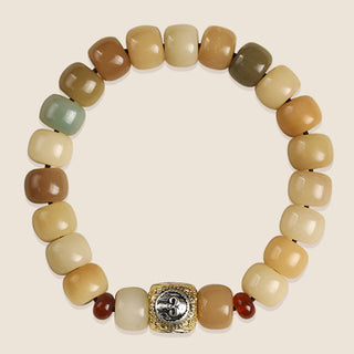 Buddha Gift Natural Bodhi Seed The Lord of the Corpse Forest Om Mani Padme Hum Wisdom Bracelet