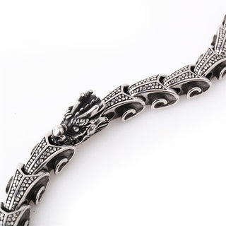 Buddha Gift Dragon Pattern Titanium Steel Protection Necklace Pendant Bracelet