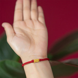 Buddha Gift Handcrafted King Kong Knot Luck Protection Braid Rope Bracelet