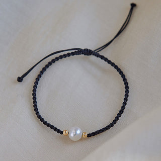 Buddha Gift Natural Pearl Bead Luck Braid String Bracelet