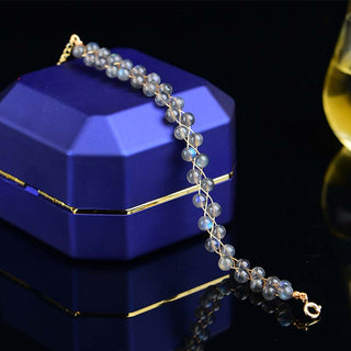 Buddha Gift Natural Moonstone Love Blessing Bracelet